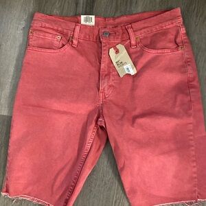 Levi's NWT  511 Men's Premium Slim Fit Stretch CutOff Shorts Size 33